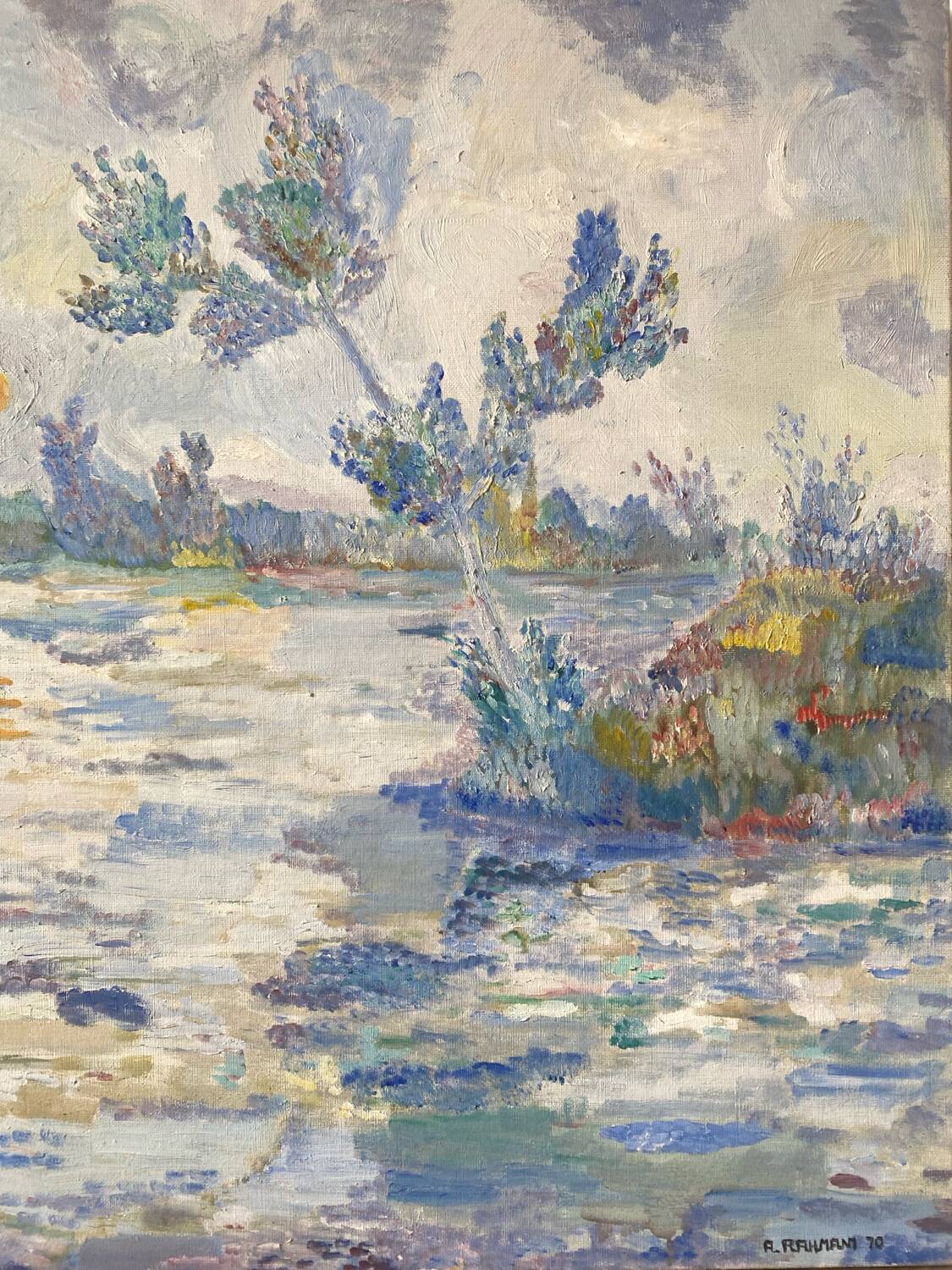 20th century landscape signed