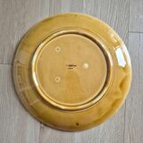 Round slip dish, Sarreguemines earthenware