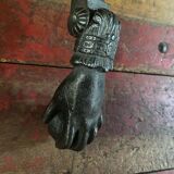 19th century cast iron “hand” door knocker