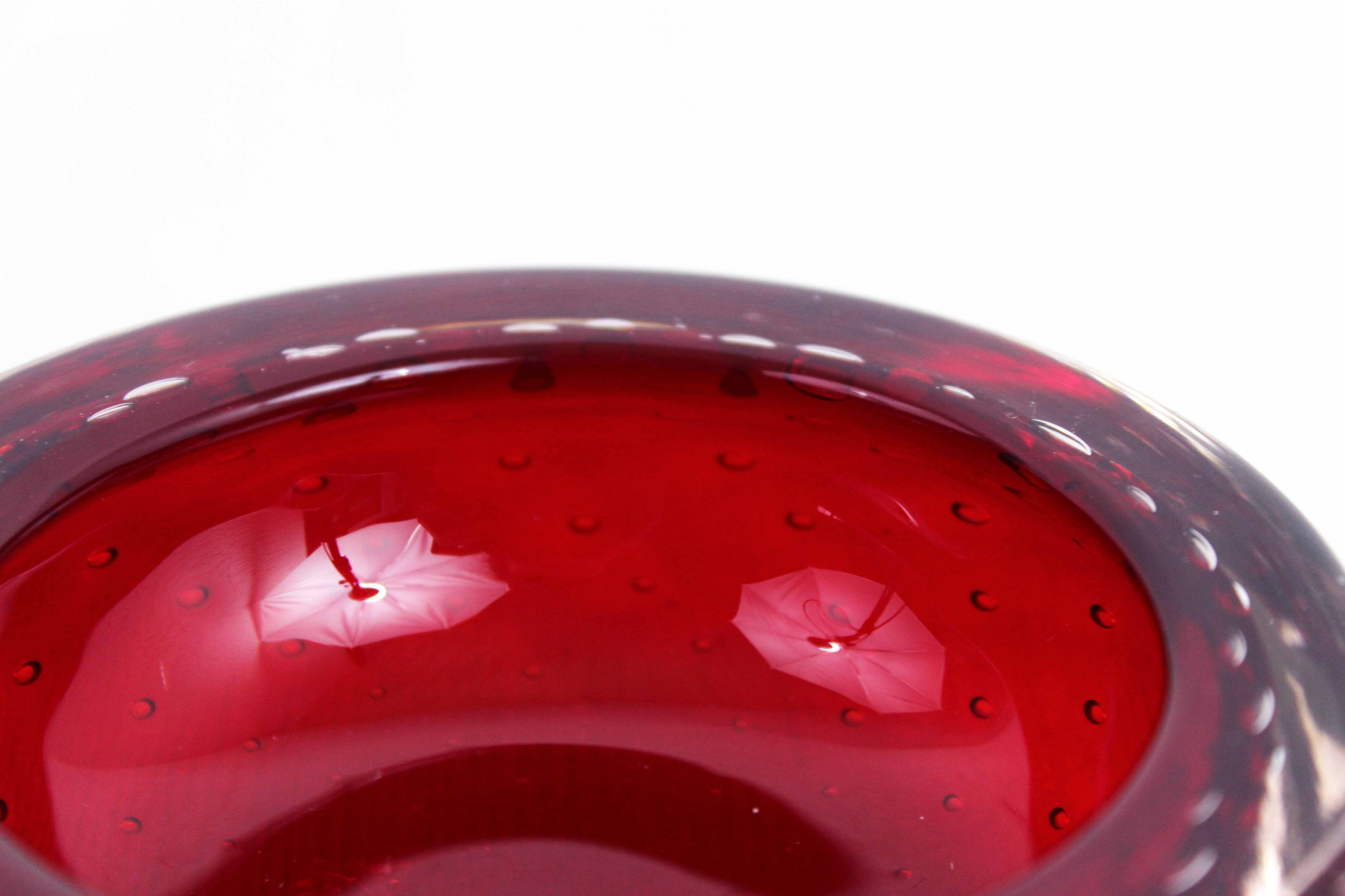 Murano glass ashtray