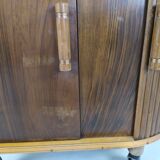 Rolling service art deco bar