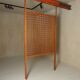 Wooden room divider with lattice design, 1960s