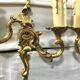 Pair Of Applique 2 Lights Bronze St Louis XV