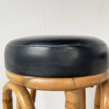 Pair of high rattan stools