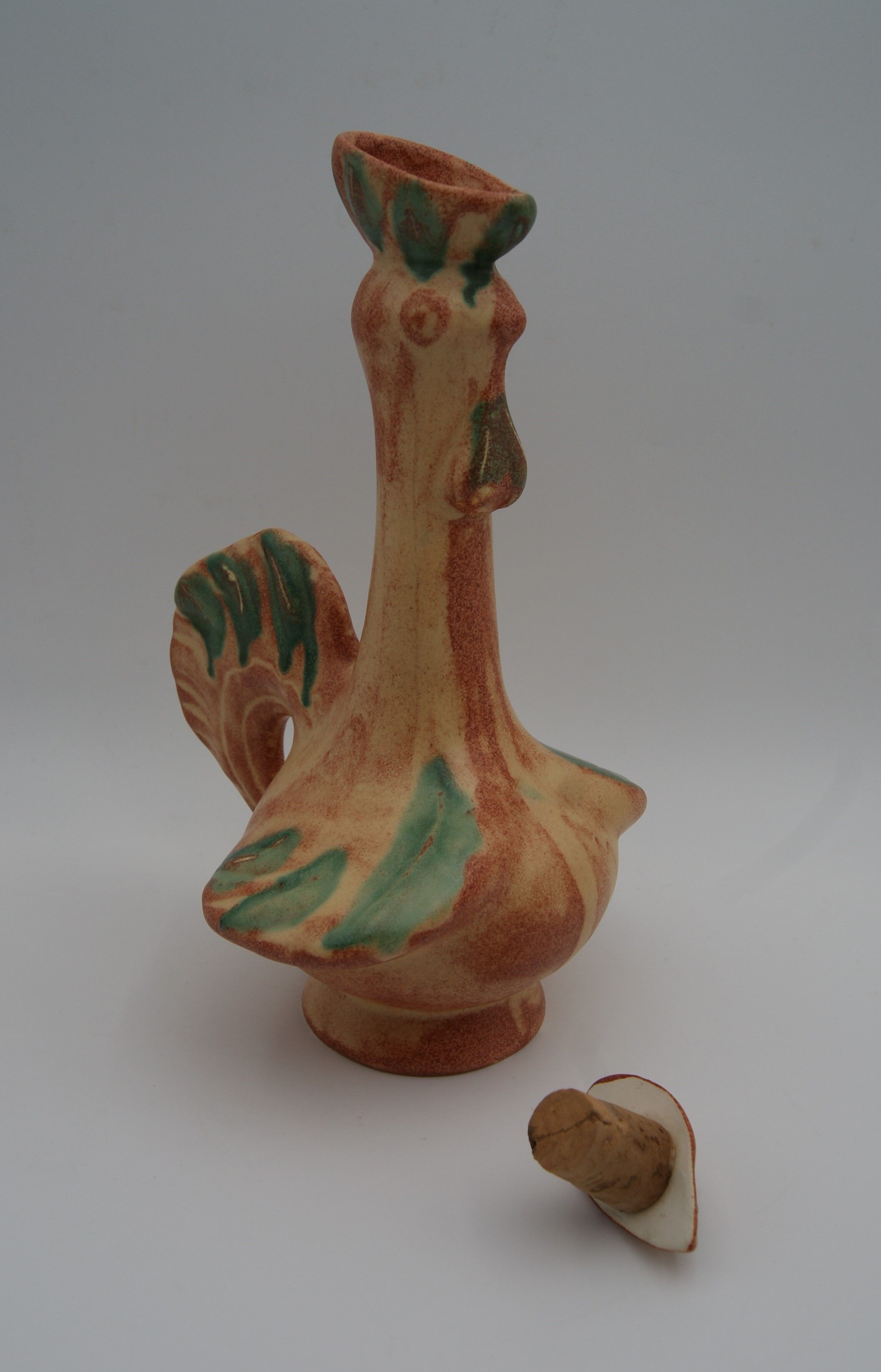 Ceramic carafe vintage chicken