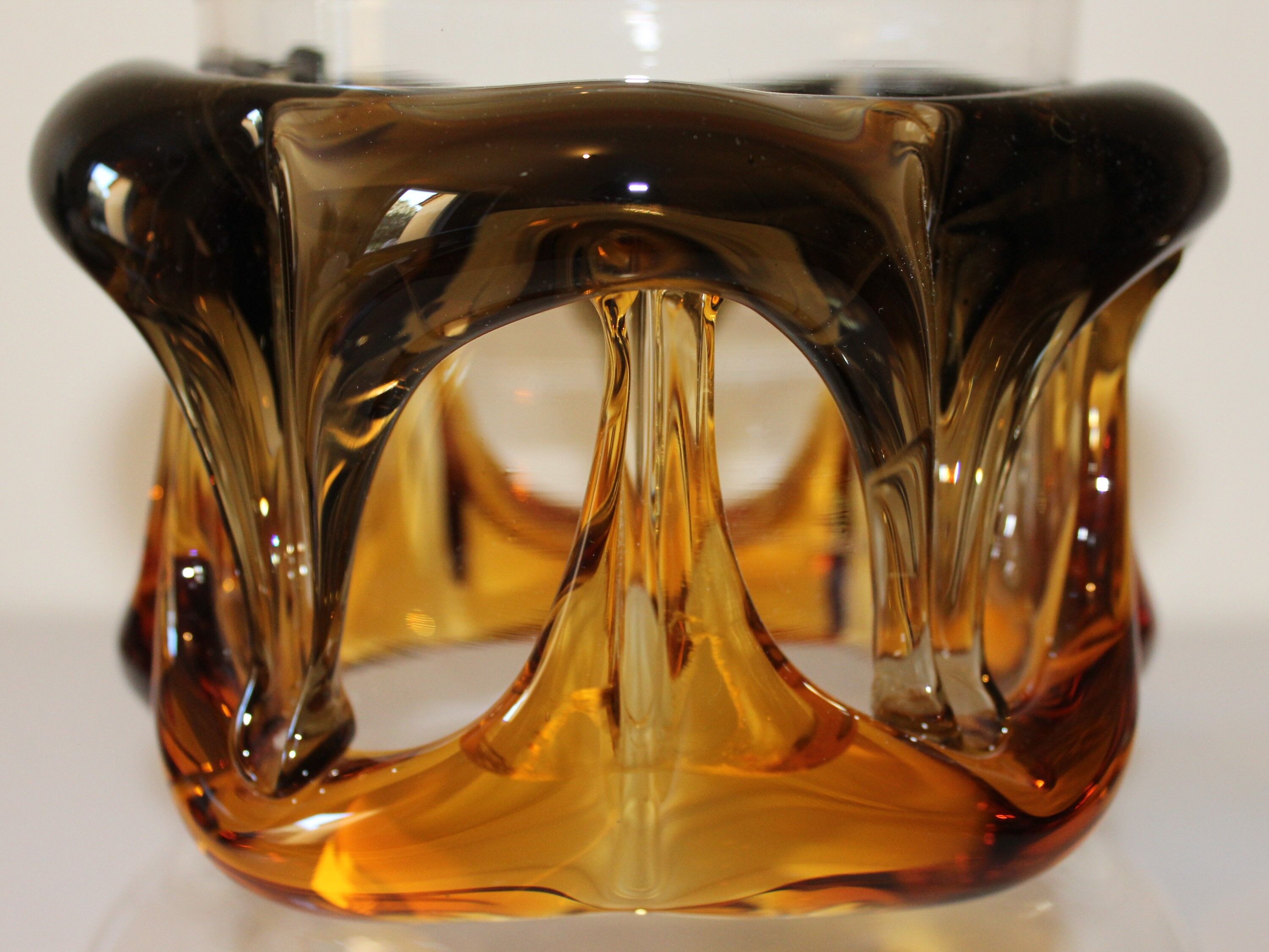 Hanging lamp glass from murano