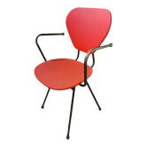 Fauteuil Rouge vintage années 50