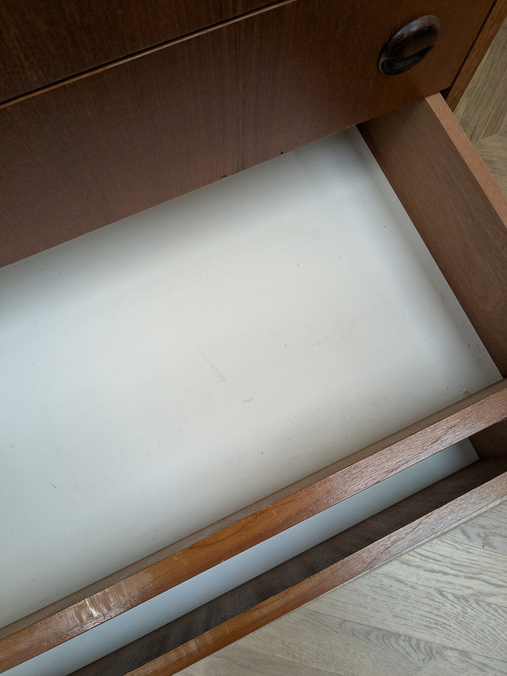 Vintage Scandinavian teak chest of drawers