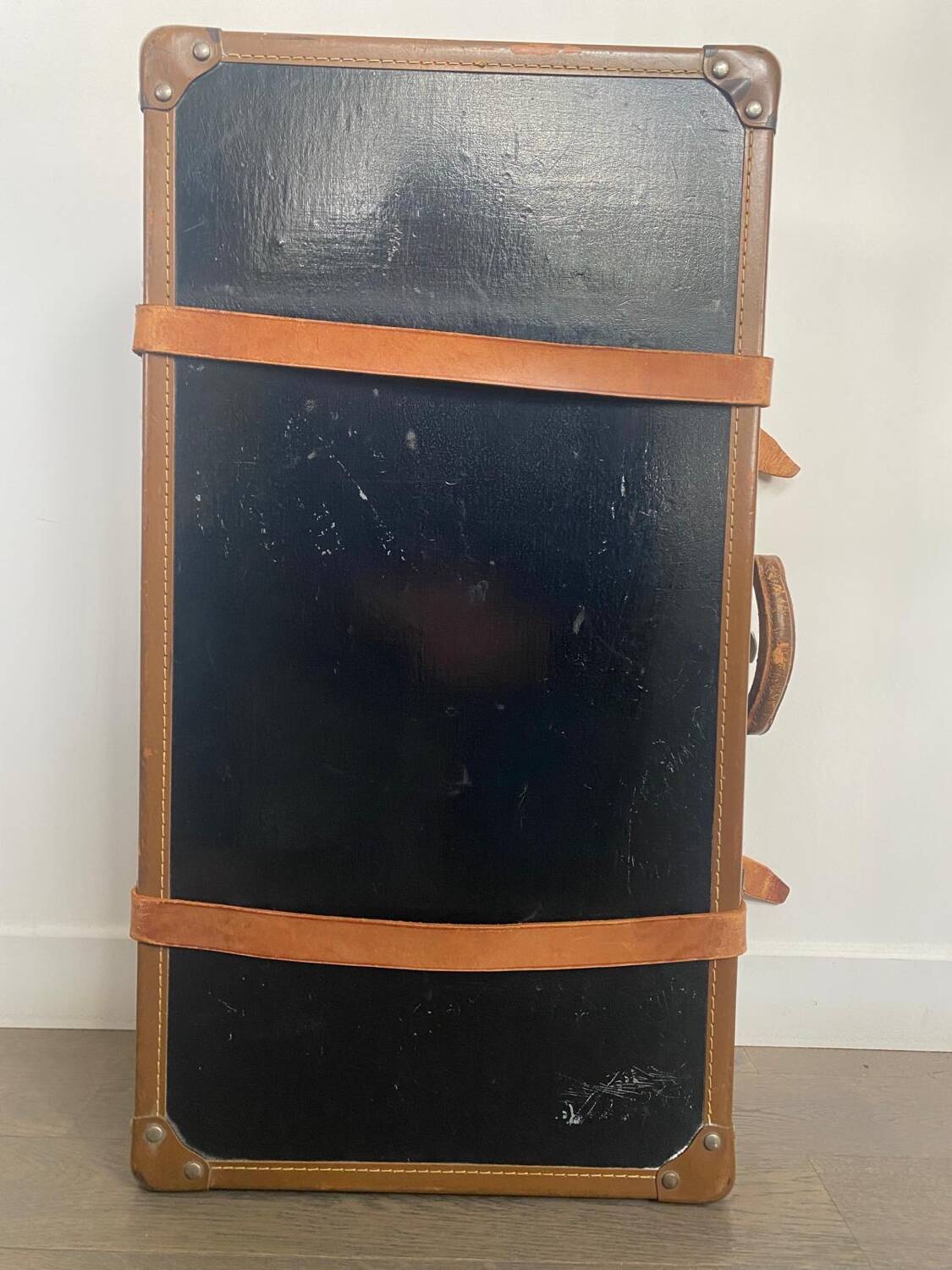 Malle Cabin Mid-Century Fibre Vulcanised / Beige Leather / Metal