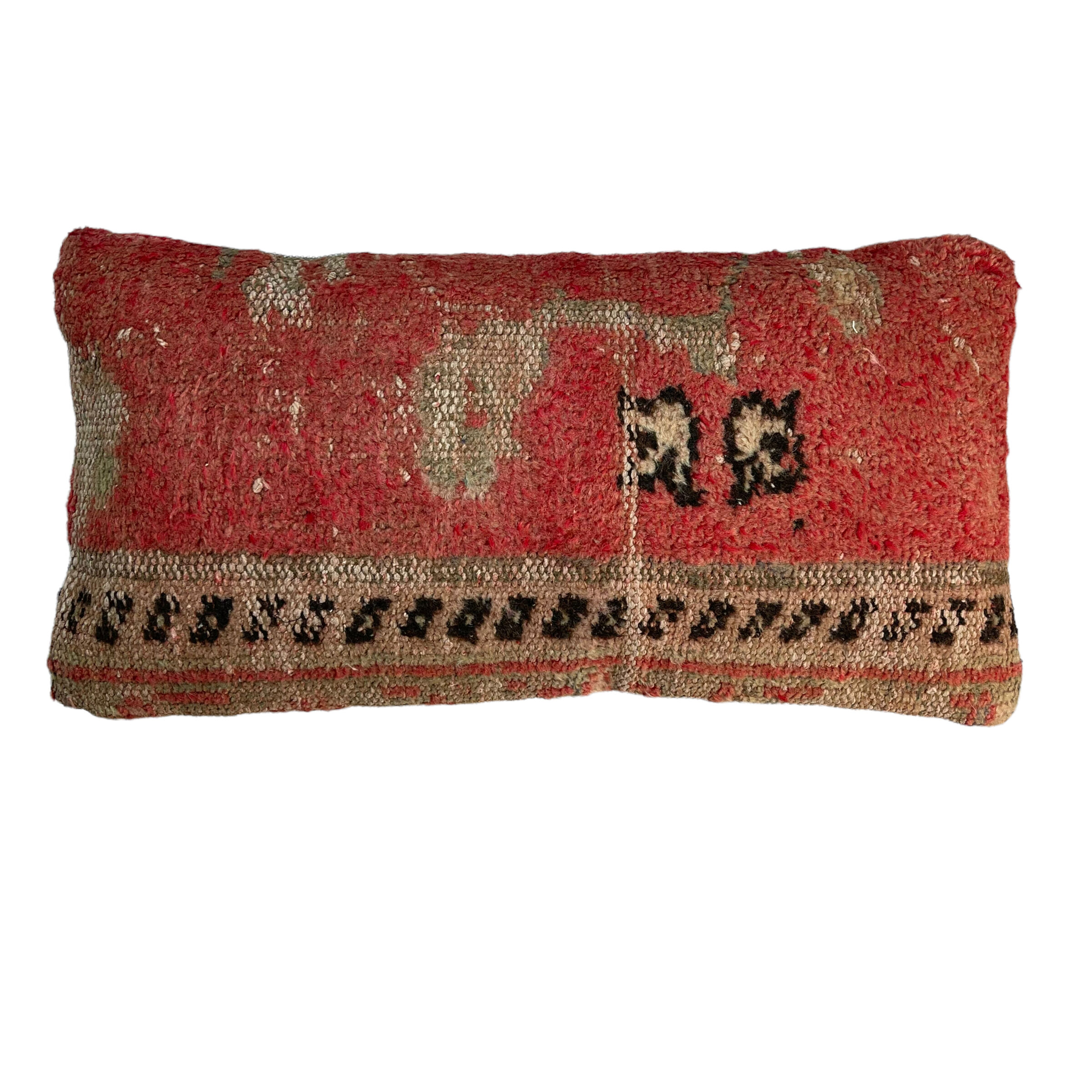 Vintage turkish handmade cushion cover, 30 x 60 cm