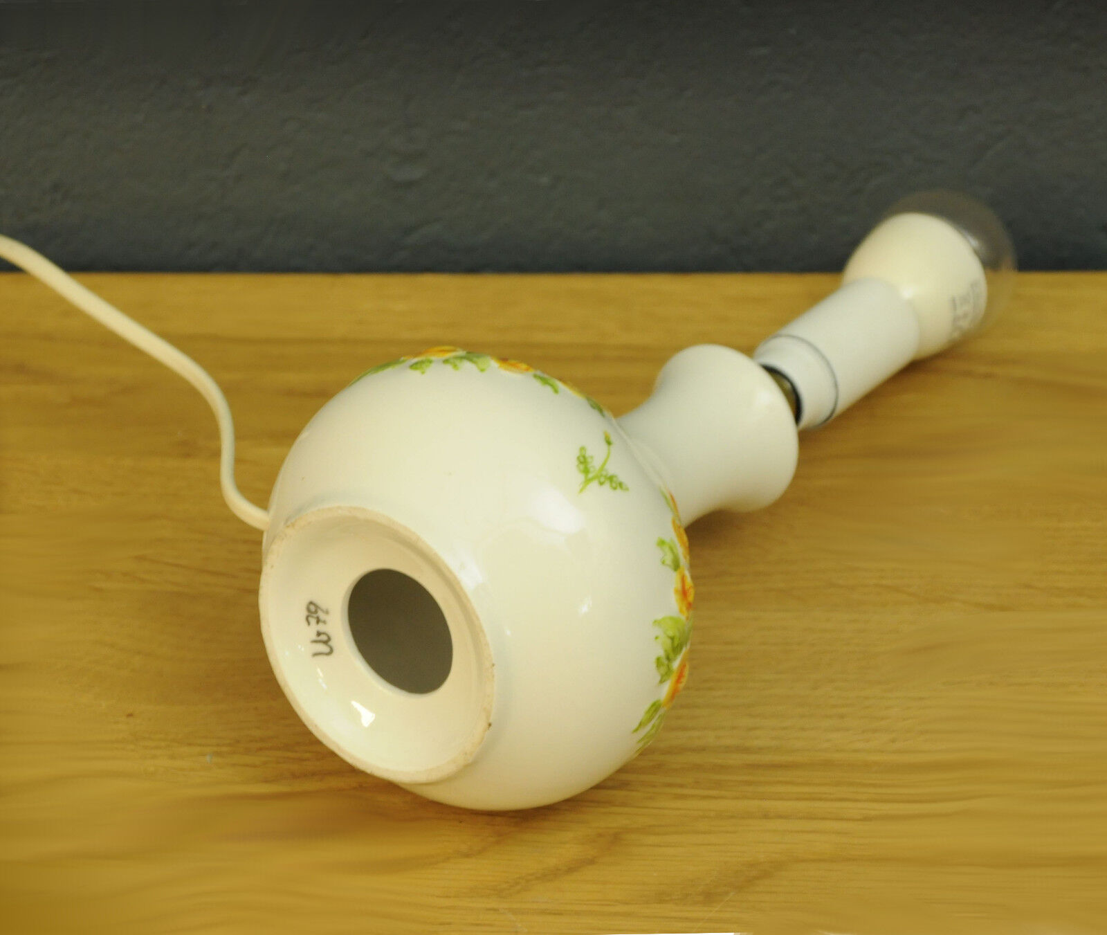 Danish porcelain lamp