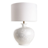 Base lamp round vase white-e27 lam.0365
