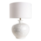 Base lamp round vase white-e27 lam.0365