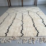 Berber carpet blessed graphic ouarain, 235x180 cm