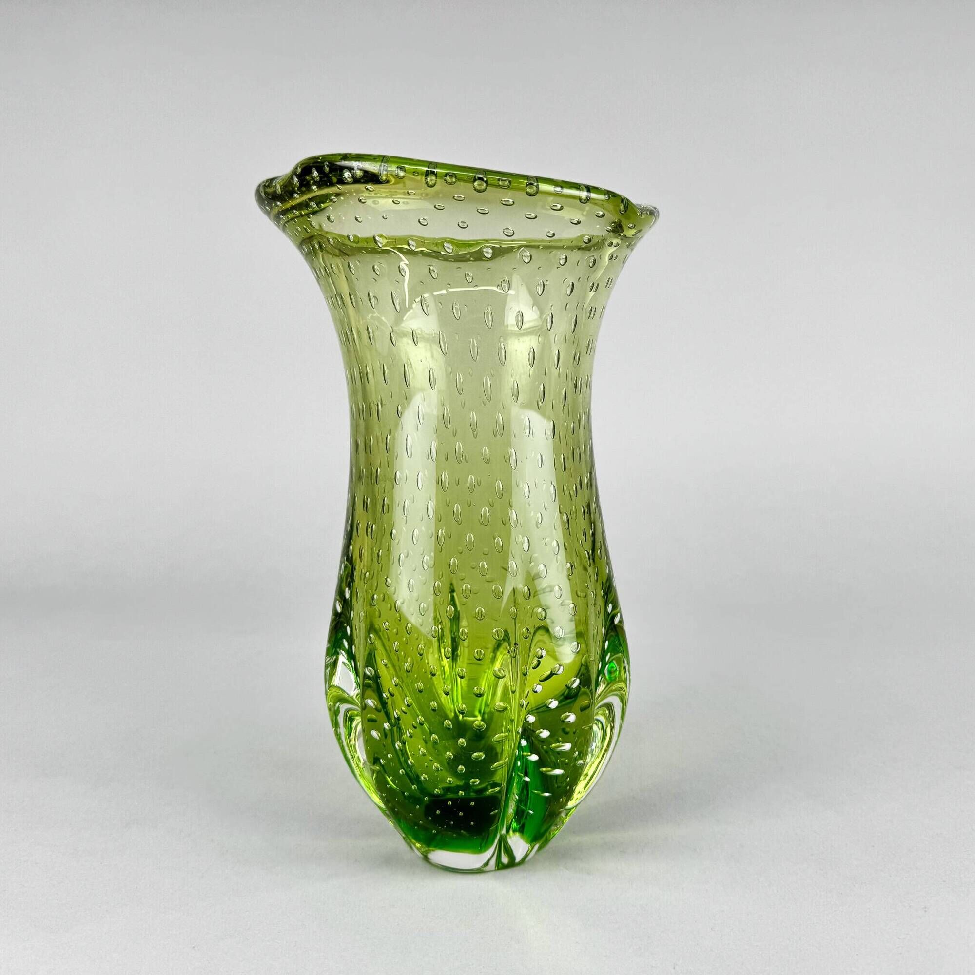 Vintage Art Glass Vase by Hana Machovska, Czechoslovakia, 1960s