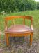 Rosewood and bronze office chair