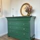 Commode Louis Philippe bois massif plateau marbre