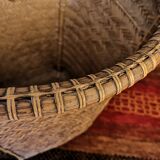 Corbeille, panier en rotin tressé, années 1920/1930