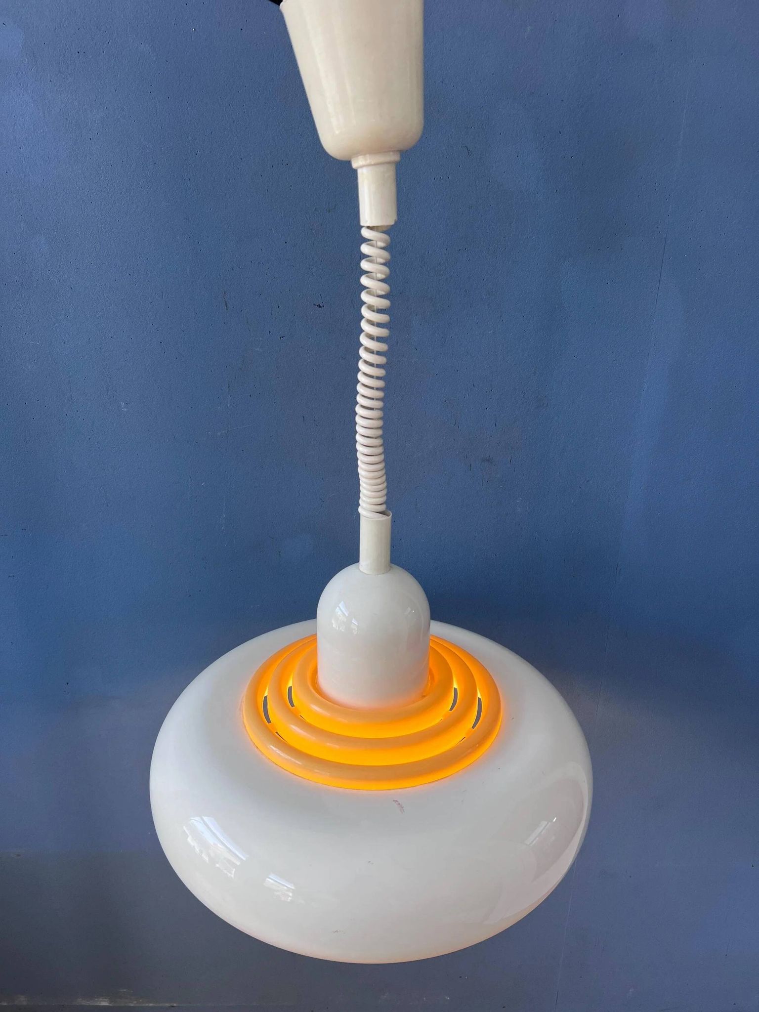 Beige Mid-Century UFO Suspension by Knud Christensen