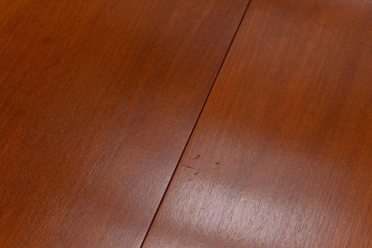 Round to oval danish dining table, Denmark, 1960’s