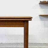 Extendable teak table, Denmark 1960s/1970s, mid-c vntg
