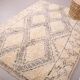 Vintage Beni Ourain rug Handmade 190 x 267 cm - Moroccan Berber Wool Rug