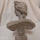 Bust of Apollo, sculpture, casting, resin and stone powder