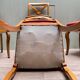 Suite Of Six Chairs In Cherrywood Cross Backrest Restoration Style 20th Century