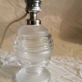 Art deco ball ball lamp frosted glass