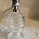 Lampe boule art déco verre dépoli