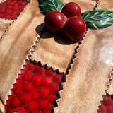 Plat à tarte en trompe-l’œil tarte aux cerises