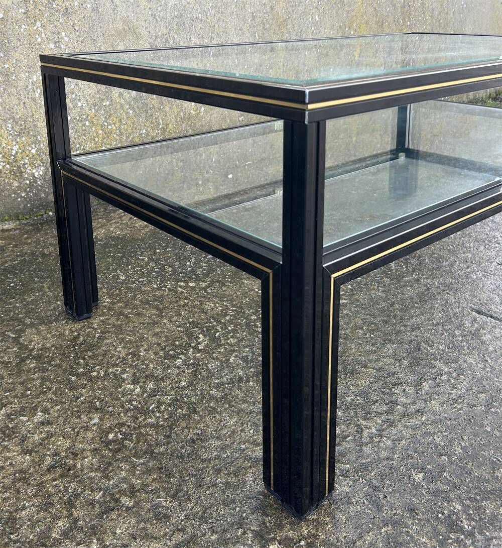 Pierre Vandel coffee table, Hollywood Regency model, vintage, 70s