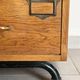 Vintage printer or schoolmaster workshop furniture from the 50s