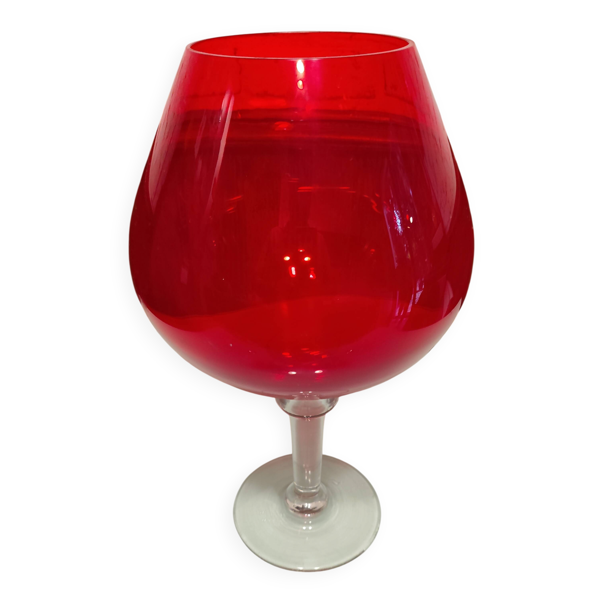 Grand Vase Forme Verre 70'