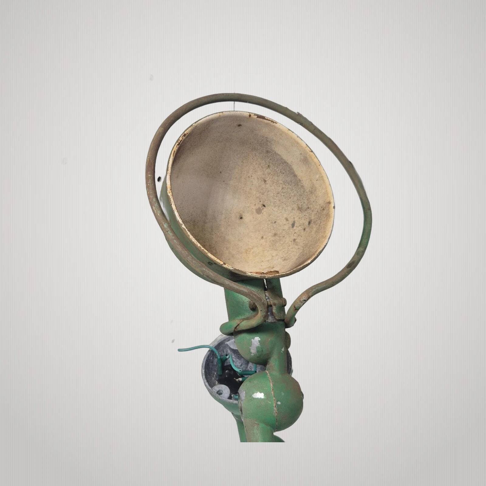 Lampe JIELDE 2 bras vert industriel made in france lyon