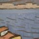 Marseille Corniche Valmer seaside landscape painting HST signed Roche