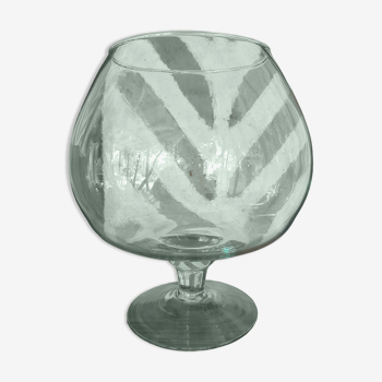 Vase coupe terrarium verre