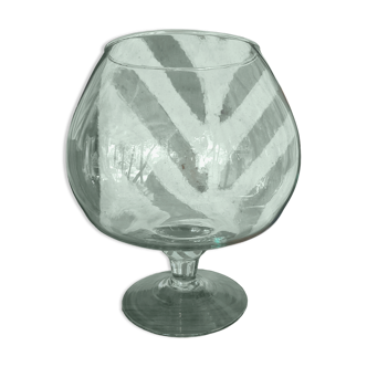 Vase coupe terrarium verre