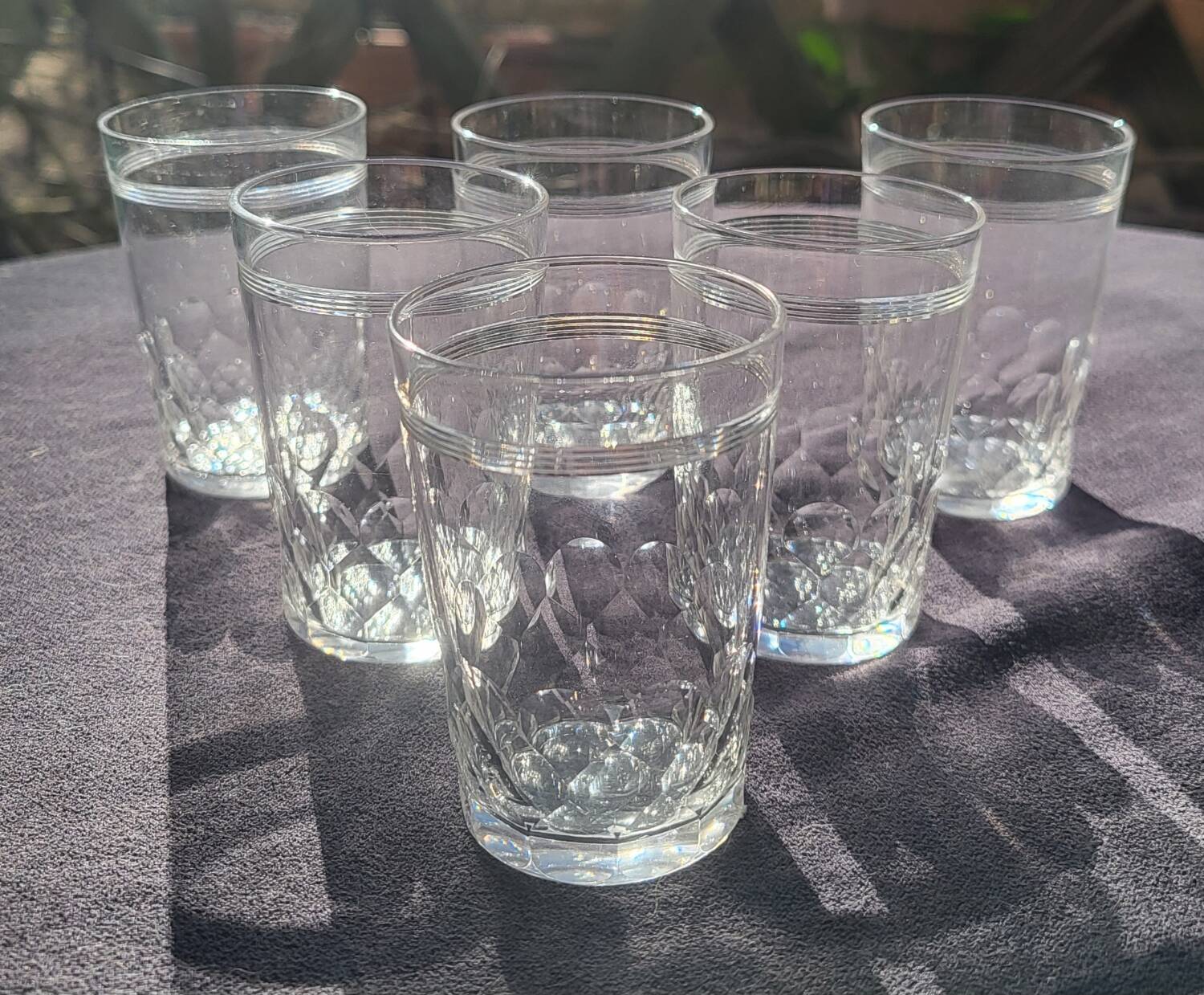 6 baccarat crystal goblet