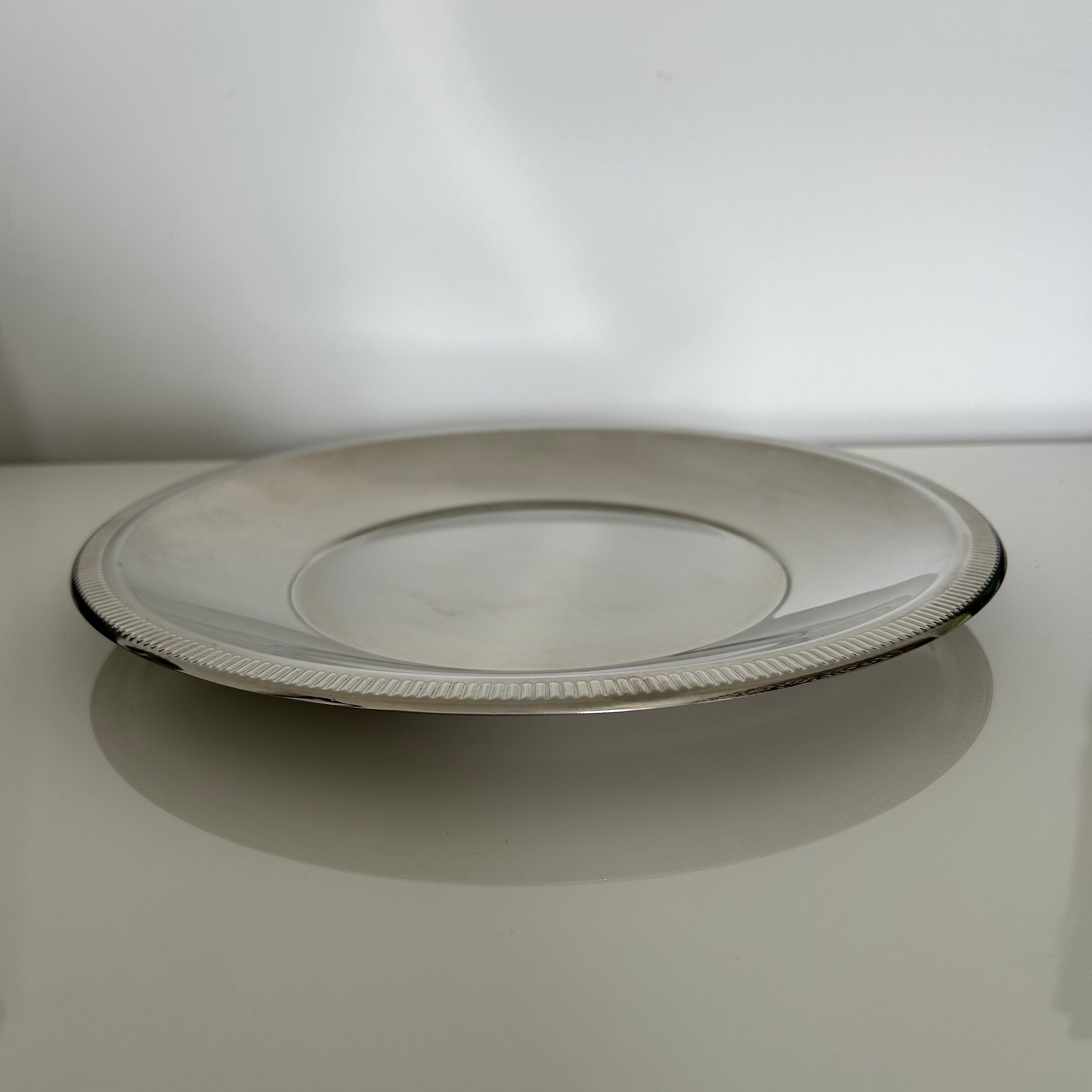 Service plate Jean Couzon Silversmith