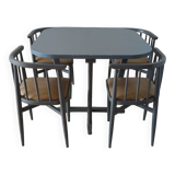 Set Thonet 1960 table and 4 chairs