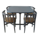 Ensemble Thonet 1960 table et 4 chaises