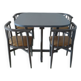Set Thonet 1960 table and 4 chairs