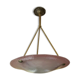 Art deco glass pendant lamp