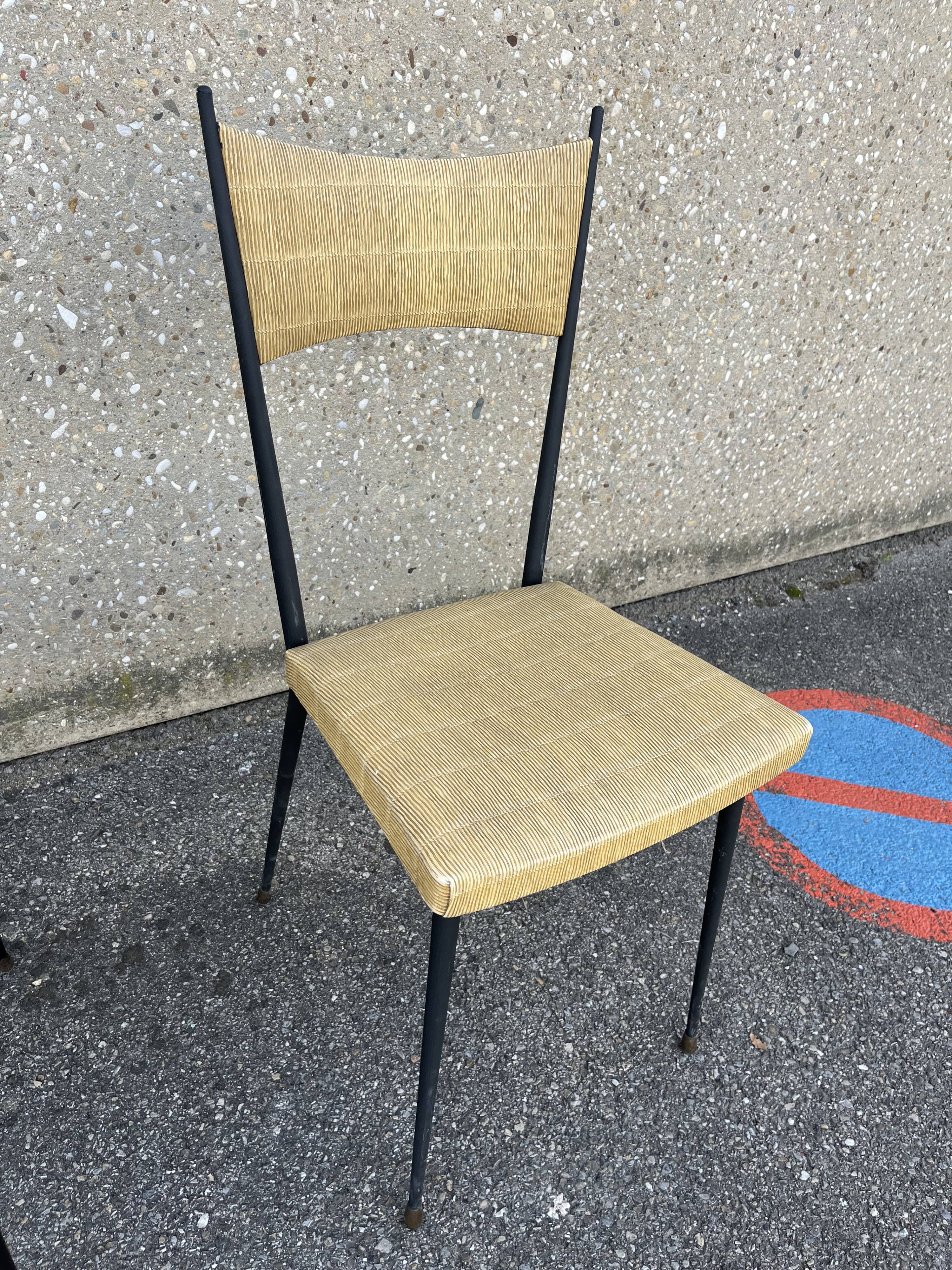 4 chairs Vintage Colette Gueden