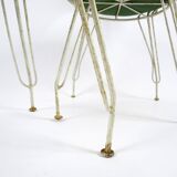 Set of 2 French garden chairs, 1950s
