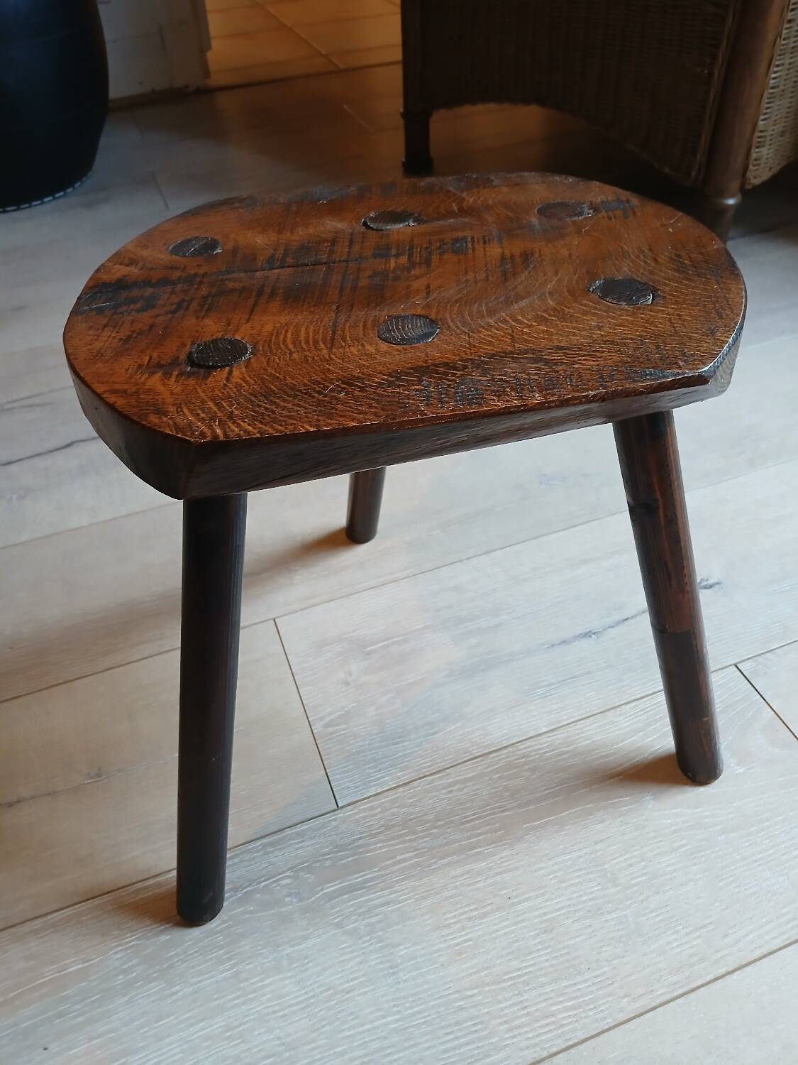 Very old tripod stool