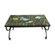 Table basse en fer forgé et en pierre de lave des années 50