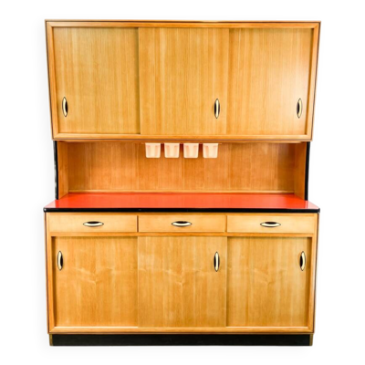 Buffet de cuisine Baumann Möbel, en chêne, modèle vintage des années 60