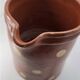 Old pitcher with polka dots savoyard pottery in glazed terracotta alsace